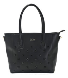 Cartera Dama Cuero Sintético Skora Bs. As. Marbella Negra