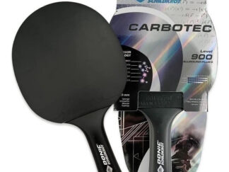 Paleta Ping Pong Donic Carbono 900 Profesional Tenis De Mesa Negro Fl (cóncavo)