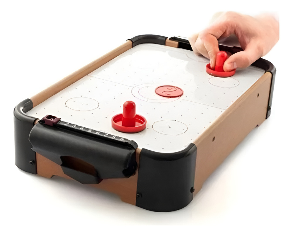 Mini Tejo Mesa Infantil Madera Tabletop 50x30 Cm 2 Paletas Discos