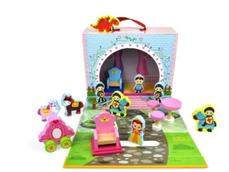 Valija Príncipe Y Princesa 16 Piezas Tooky Toy Juego Juguete