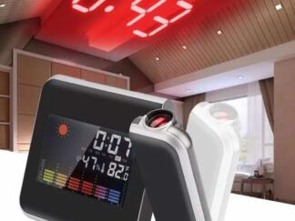 Reloj Digital Despertador Proyector Temperatura Usb Digital