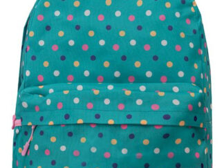 Mochila Estampada De Espalda Talbot 43cm 17 Pulgadas Escolar Color Lunares Diseño De La Tela Tampa