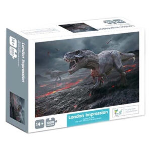 Rompecabeza Puzzle Cresko Dinosaurio T Rex Paisaje