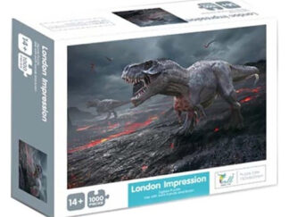 Rompecabeza Puzzle Cresko Dinosaurio T Rex Paisaje