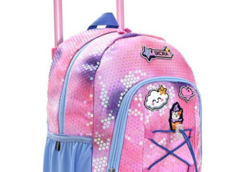 Mochila Con Carro Lentejuelas 16 Pulgadas Escolar Skora  35465