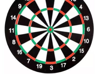 Tablero Dardos Reversible Dardos 30cm Con 4 Dardos Acero