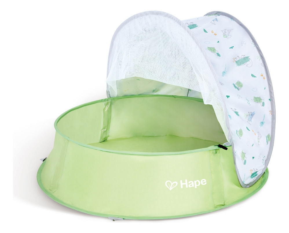 Carpa Portátil De Playa Para Juegos Hape Con Protección Uv Verde Claro