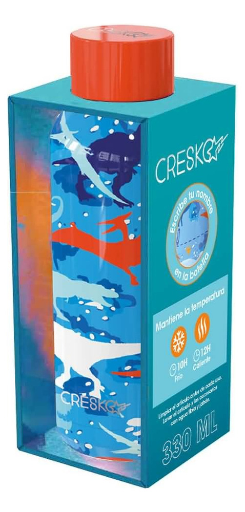 Botella Térmica Infantil De Acero Doble Cuerpo 330 Ml Cresko - Imagen 2
