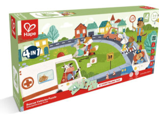 Puzzle Vehículos De Rescate Juego Rompecabezas Infantil