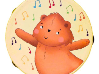 Pandereta Madera Juguete Infantil Instrumento Musical Bebé