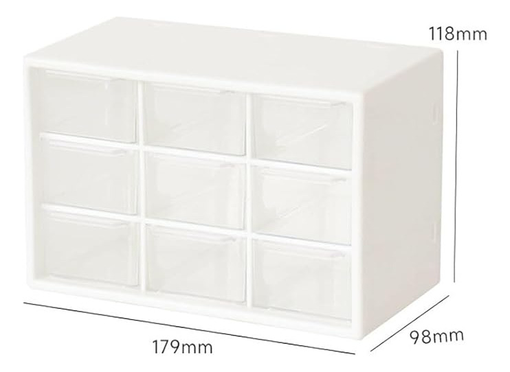 Cajón Organizador Para Escritorio Caja Almacenamiento 9 Comp - Imagen 10