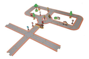 Juego Caminos Ciudad De Madera Construccion Didactico Plan Z Z-ciudad