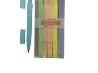 Resaltadores Doble Punta Trazo 6 Colores Marcadores Dibujo  Pastel
