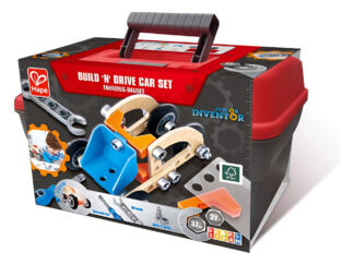 Kit Juego Para Construir Un Auto Juguete Hape 34 Piezas 37 Junior Inventor