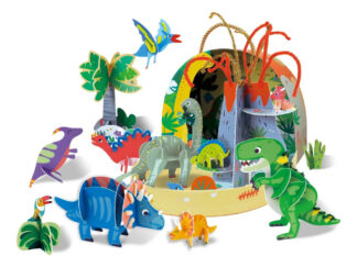 Rompecabezas Puzzle 3d Crea Y Juega Mundo Dinosaurios Juego