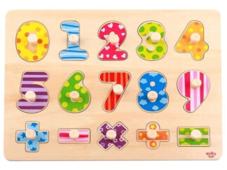 Puzzle Didactico Numeros De Madera - Art. Ty851