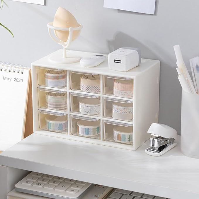 Cajón Organizador Para Escritorio Caja Almacenamiento 9 Comp - Imagen 9