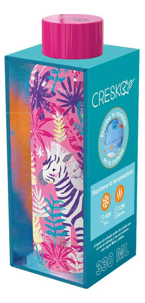 Botella Térmica Infantil De Acero Doble Cuerpo 330 Ml Cresko - Imagen 6