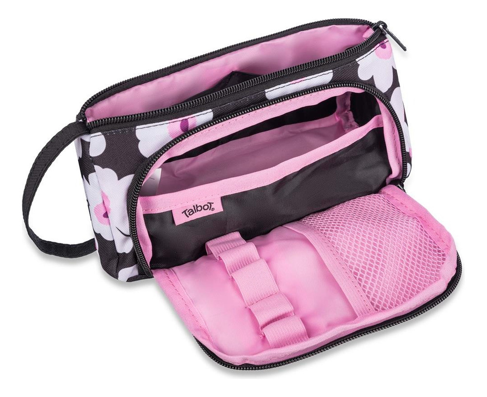 Cartuchera Talbot Lifestyle Canopla 2 Cierres 23 X 14cm Color Flora - Imagen 2