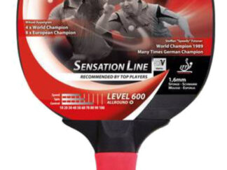 Paleta De Ping Pong Donic Schildkrot Sensation 600 Negra Y Roja Fl (cóncavo) Negro/rojo