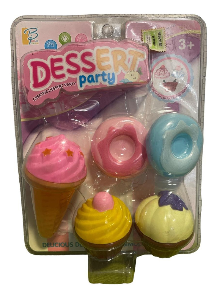 Set De Dulces Helados Muffins Y Donas Juguete Infantil Juego - Imagen 2