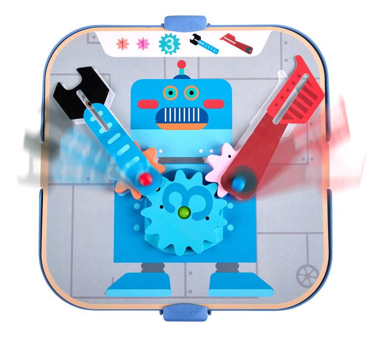Engranajes Experimental Juego Didáctico Motricidad Fina Hape - Imagen 5