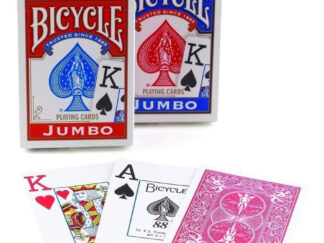 Bicycle Poker Size Jumbo Index Juego De Cartas 2 Rojo