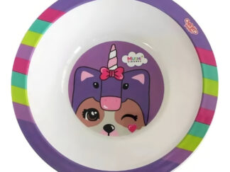 Plato Bowl 16cm Simones Cresko Si438 Color Blanco Violeta Liso