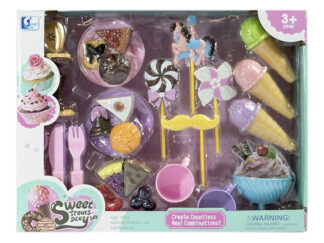 Set De Dulces 38 Pzas Helados Cupcakes Tortas Juguete Juego