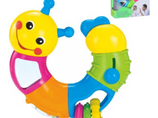 Sonajero Gusano Mi Pequeño Amigo Articulado Juguete Bebé 6m