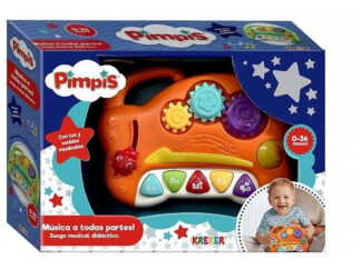 Musica A Todas Partes Teclado Musical Pimpis Juego Juguete Naranja