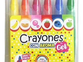 Crayones Gel Retráctiles Con Aroma Estuche X6 Colores Colour