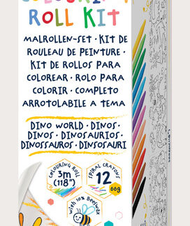 Kit De Rollo Papel 3mts Y 12 Crayones Para Pintar Haku Yoka