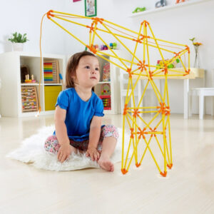 Bloques De Armar Hape Flexistix Con Grúa Para Niños 95