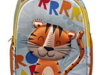 Mochila Espalda Talbot Animales Jungla 40,5cm. 16 Pulgadas Color Naranja