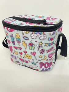 Lunchera Térmica Escolar Pop Art Neoprene Uggla 20x22cm Pop Art