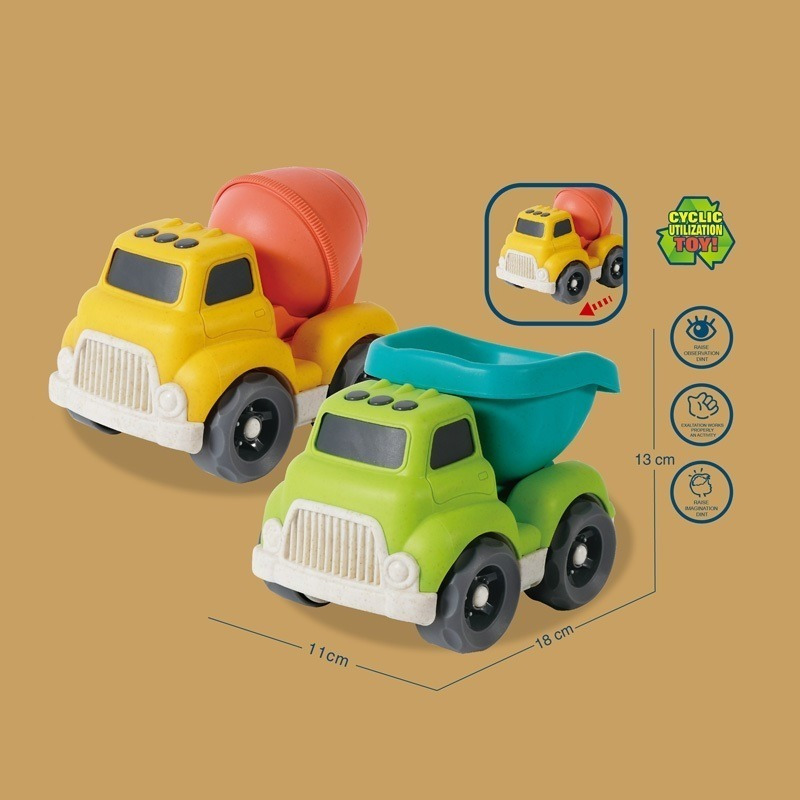 Camión Volcador De Construcción Juego Juguete De Bioplástico Volcador - Imagen 3