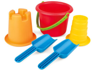 Set De Playa Infantil Hape 5 En 1 Juego Juguete Arena Balde