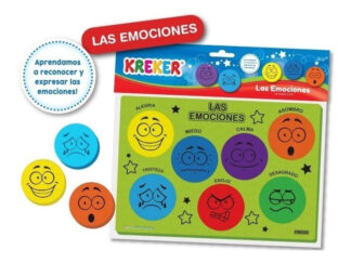 Puzzle De Encastre Las Emociones Goma Eva Kreker