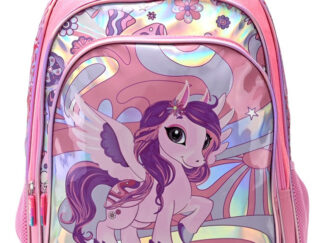 Mochila Escolar De Espalda 18 Pulgadas Pony Alas Skora 45x32 35332