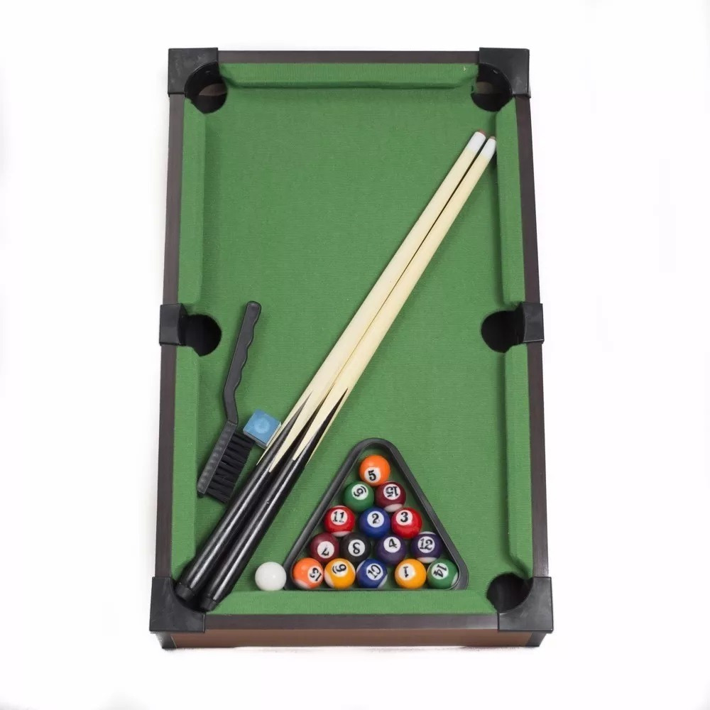 Juego Pool De Mesa Mini Niños De Madera 50 X 30cm Juguete - Imagen 4