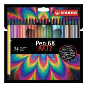 Marcador Stabilo Pen 68 Arty Estuche Carton X24u