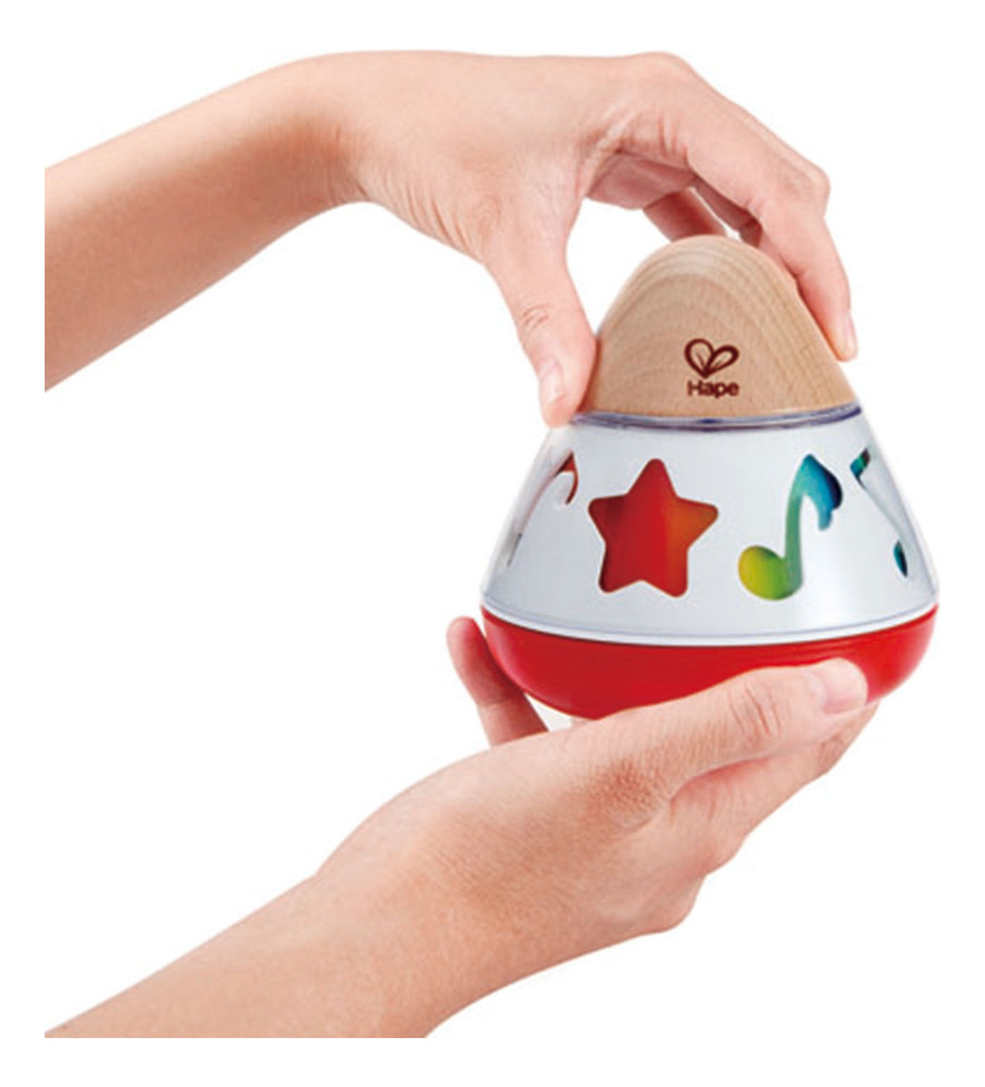 Caja Musical Giratoria Juguete Madera Didáctico Hape Bebé - Imagen 4