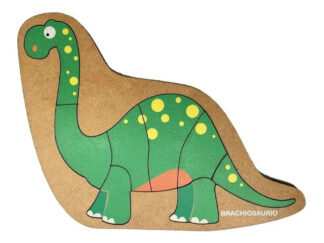 Rompecabezas Encastre Madera Didactico Dinosaurios Plan Z