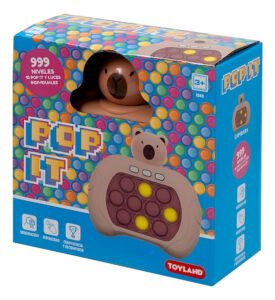 Juego De Mesa Toyland Pop It Electronico Capibara Marrón Claro