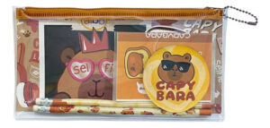 Set Escolar Infantil Canopla Talbot Con Accesorios Animales