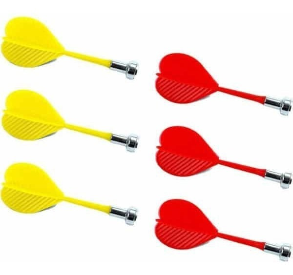 Set 6 Dardos Magneticos Repuesto 8 Cm Juego Tiro Al Blanco - Imagen 2