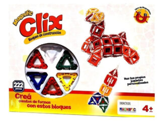 Bloques Magnific Clix 222 Piezas Juguete Juego Didáctico 222 2135
