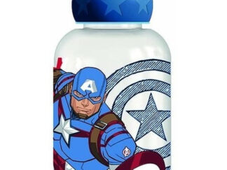 Botella De Agua Infantil Capitán América Figura Avenger Vaso