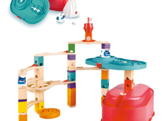 Hape Set Quadrilla Circuito De Canicas Rojo/turquesa